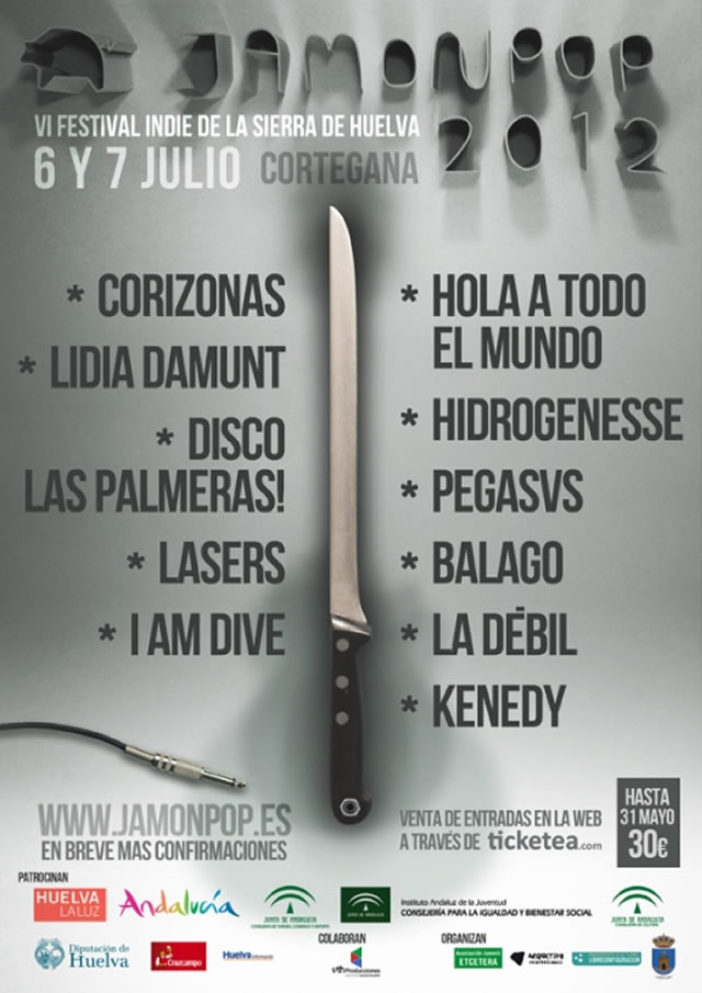 Cartel Jamón Pop 2012