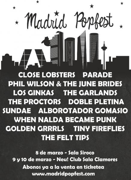 Cartel Madrid Popfest 2012