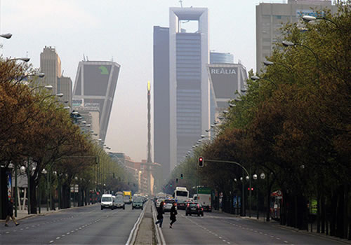 Matarse en la Castellana