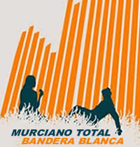 MURCIANO TOTAL. Bandera blanca
